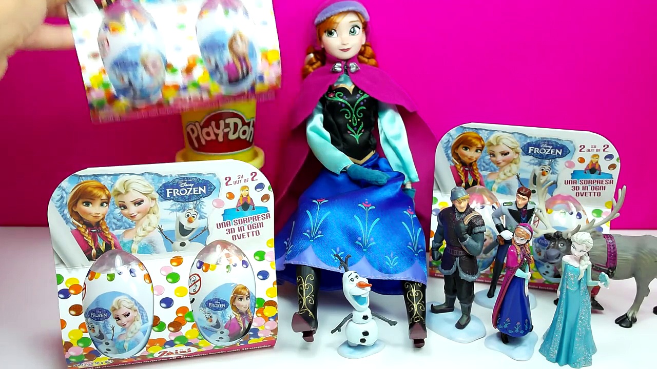 Frozen Surprise eggs Disney Unboxing Egg toys,Animated Cartoons movies 2017