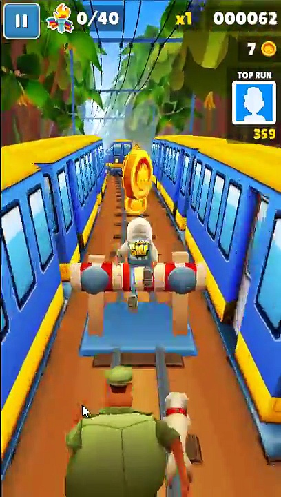 Subway Surfers Gameplay – First time playing Subway Surfers Rio , Cartoons game animated movies 2018