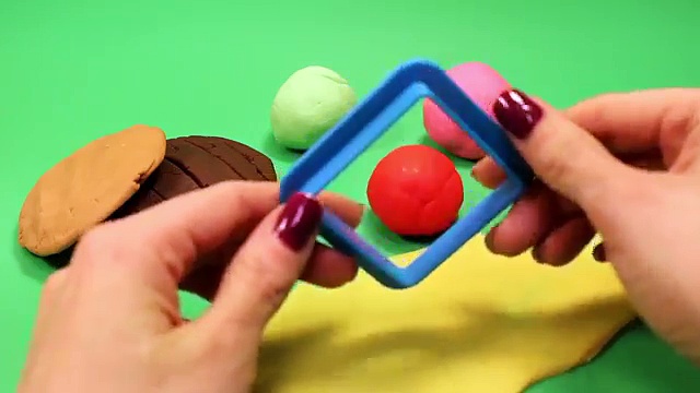 Play Doh Hamburger How to make Playdough Burger Recipe , Cartoons animated movies 2018